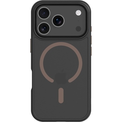 Tactical Хибриден удароустойчив кейс с MagSafe за iPhone 17 Pro - Tactical MagForce Hyperstealth 2.0 Cover (черен-кафяв) (57983126608)