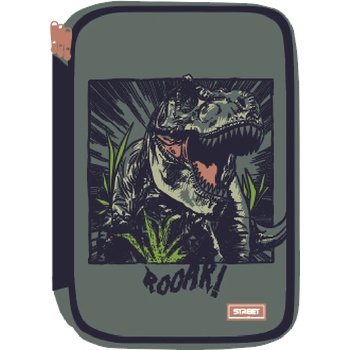 Eurocom Несесер Street Fossil, 2 ципа, пълен, 21x13x5 cm (24459-А-FOSSIL)