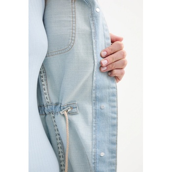 MUNTHE Дънков елек munthe usami в синьо преходен модел 255151225502 (255151225502)