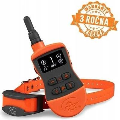 Obojek pro psa ekologická kůže proti štěkání SportDog r. M