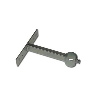 Držák stožáru 48mm, 20cm od zdi (delší pás), zinek Galva