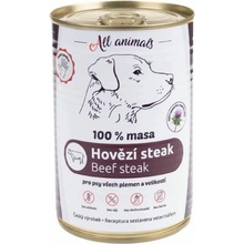 All Animals DOG hovädzie steak 400 g