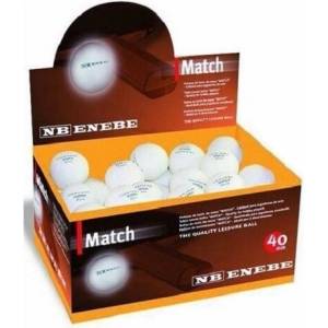 NB Комплект топчета за ping pong NB MATCH 40 mm комплект от 60 бр