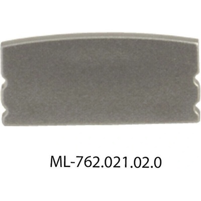 ML-762.021.02.0 Koncovka pro PH bez otvoru, stříbrná barva, 1 ks