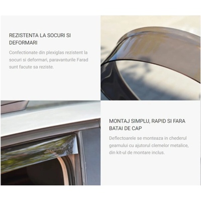 FARAD Комплект ветробрани farad за ford fiesta 2008 (16.034 kit)
