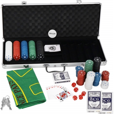 Springos Poker set v alu kufříku 500 žetonů KG0023