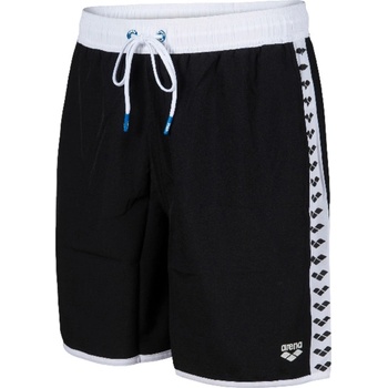 arena Icons Unisex Bermuda Team Stripe - Black White