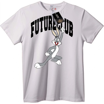 NOONEBRAND Тениска Bugs Bunny 'Бъдещ клуб' - 4XL, White