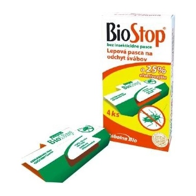 Bábolna Bio BioStop lepová past na šváby a lezoucí hmyz 4 ks
