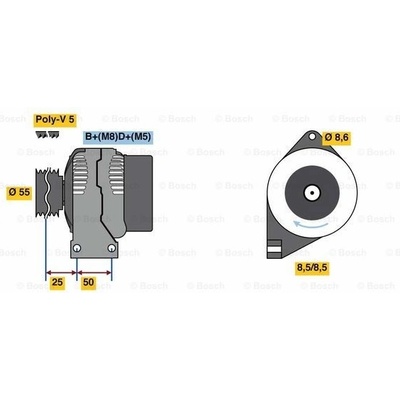 Generátor BOSCH 0 986 042 670