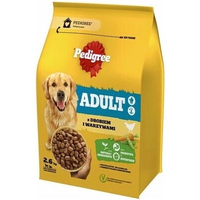 Pedigree Adult M/L s hydinou a zeleninou 2,6 kg