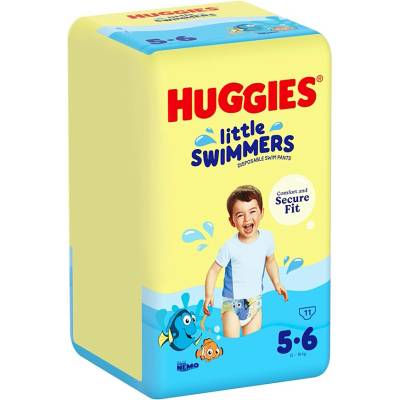 Huggies Little swimmers 5/6 plavecké nohavičky 11 ks