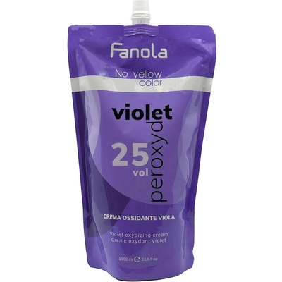 Fanola No Yellow Color Violet Peroxide Krémový vyvíječ 25 Vol. 1000 ml