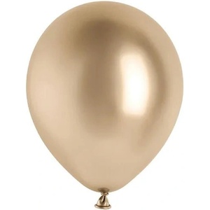Party Deco Латексов балон Хром, шампанско злато - 30 см (gs12-019s-50)
