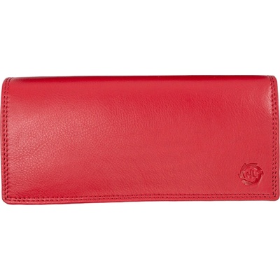 HL Dámská kožená peněženka z pravé kůže 20 x 10 cm červená