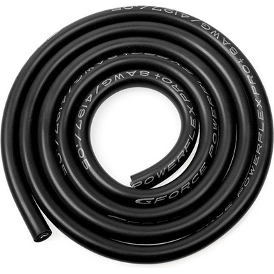Revtec Kabel se silikonovou izolací Powerflex 8AWG černý 1 m