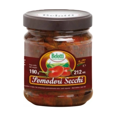 Belotti sušená rajčata Pomodori Secchi 212 ml