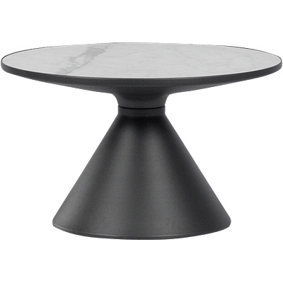 Carmen Холна маса zary 2 - бяла - черна