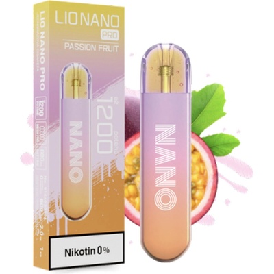 Lio Nano Pro ZERO Passion Fruit 0 mg 800 potáhnutí