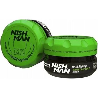 NISHMAN M2 Matte Clay Wax Keratin 100 ml