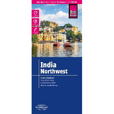 Reise Know-How Verlag mapa India northwest 1:1,3 mil.