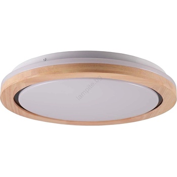 Polux Led таванно осветително тяло за баня led/24w/230v Ø 39 см ip44 дъб (sa2298)