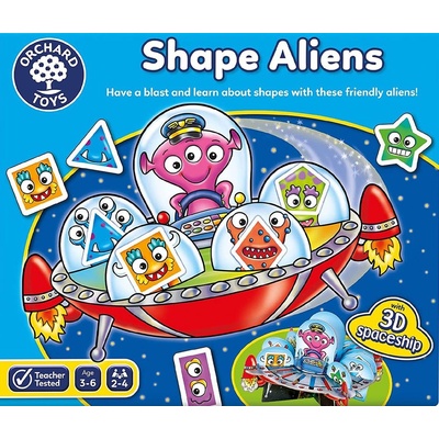 Orchard Toys Učíme se tvary s mimozemšťany Shape Aliens