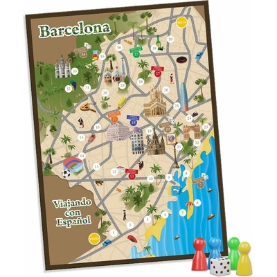 Viajando con Espańol (Mini Board Game)