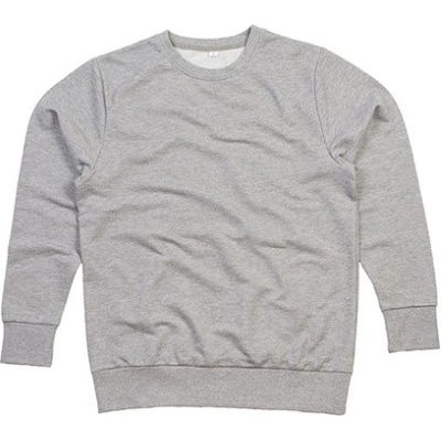 Mantis Unisex mikina z organickej bavlny P194 Heather Grey Melange