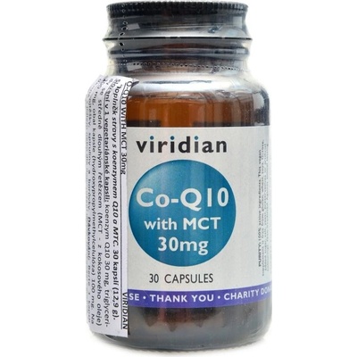 Viridian Koenzym Q10 30 mg z MCT 30 kapsúl