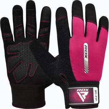 RDX Тренировъчни ръкавици RDX W1F Full Finger pink