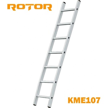 ROTOR Стълба алуминиева, 1x7 стъпала, 1.89 м, ROTOR KME107 (KME107)