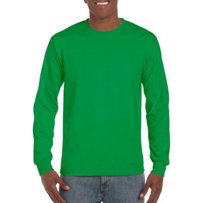 Silnější triko s dlouhými rukávy ULTRA irská zelená