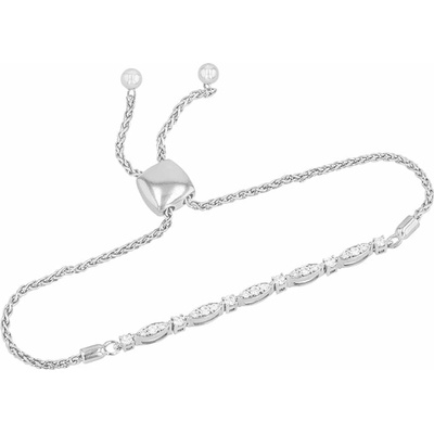 Eppi Nežný náramok s lab-grown diamantmi Chariton BR45334