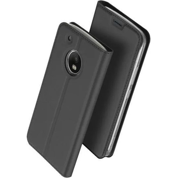 Image 1 of Dux Ducis Кожен Калъф за Moto G5 Pro, Dux Ducis Skin Pro Book Case, Тъмно Сив (6934913097540)