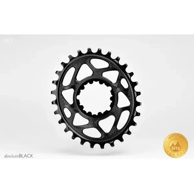 Absolute Black Sram OVAL offset 6mm prevodník 28z.