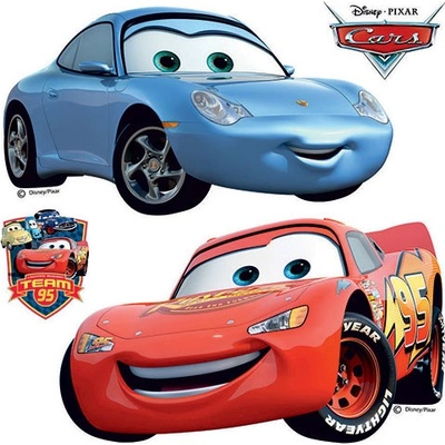 AG Design Samolepky na zeď Disney Cars 2 30 x 39 cm