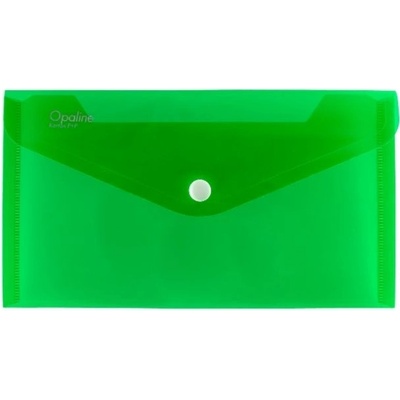 Obálka plastová s drukem Opaline DL, zelená