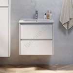Bath Deluxe Шкаф за баня с мивка MOLDE 60x55x46 см бял (BT0137)