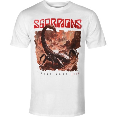 NNM мъжка тениска Scorpions - Coming Home Live - White - 51890300