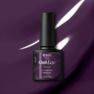 Enii Nails Gel lak Ceramic 100 Plum 10 ml