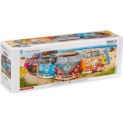 EUROGRAPHICS Панорамен пъзел Eurographics от 1000 части - Комбинация от бусове Volkswagen (60105442)