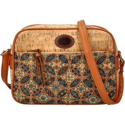 Crossbody dámská kabelka v korkovém designu A2132 typ 9