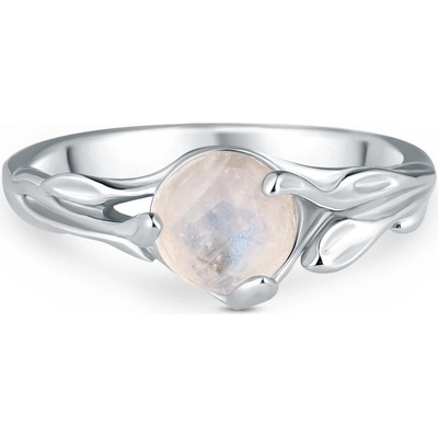 Olivie Stříbrný prsten MĚSÍČNÍ KÁMEN 7755