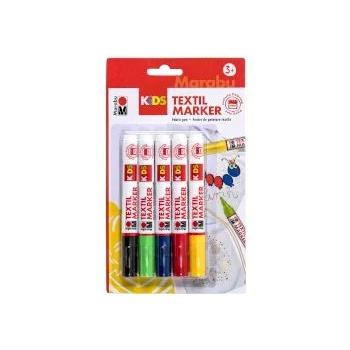 Image 1 of Marabu Маркери за текстил 5 цвята