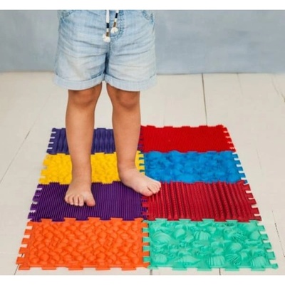 Ortek Масажна ортопедична подложка Пъзел "Морска" 8 елемента