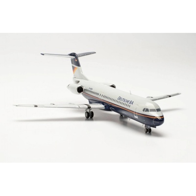 Herpa Fokker 100 F28 Mark 0100 Deutsche BA 1:200