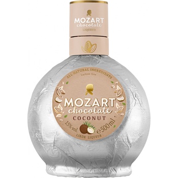 Mozart Chocolate Coconut 15% 0,5 l (čistá fľaša)