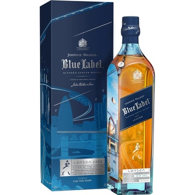 Johnnie Walker Blue Label City Of The Future London 40% 0,7 l (holá láhev)