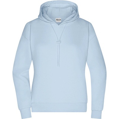 James&Nicholson dámska mikina s kapucňou 8033 Light Blue